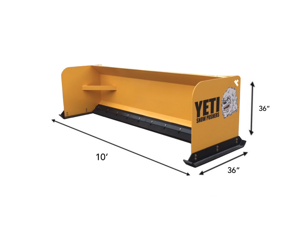 YETI ABOMINABLE - 10 FT. BACKHOE SNOW PURSHER | SNOW PUSH BOX